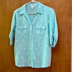 Coral Bay Ladies Seashell Blouse Med